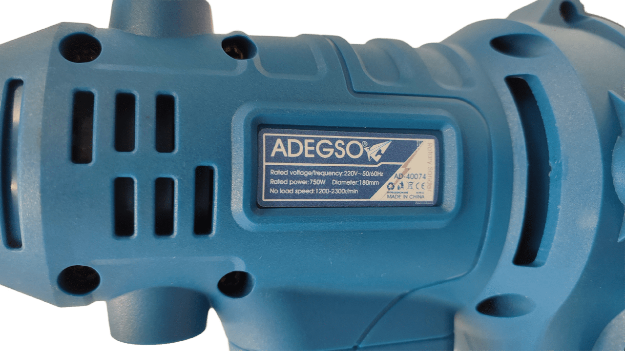 Шліфмашина для стін та стелі ADEGSO AD-40074 180 мм 750 Вт (29739412) - фото 8