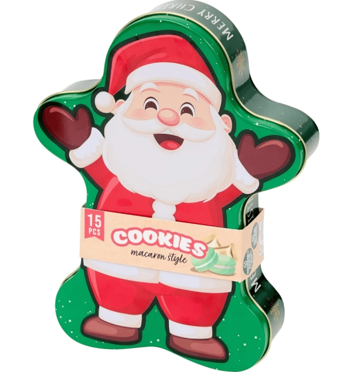 Печенье Becky's Cookies Macaron Style Santa 92 г (2833405465) Печенье Becky's Cookies Macaron Style Santa 92 г (2833405465)