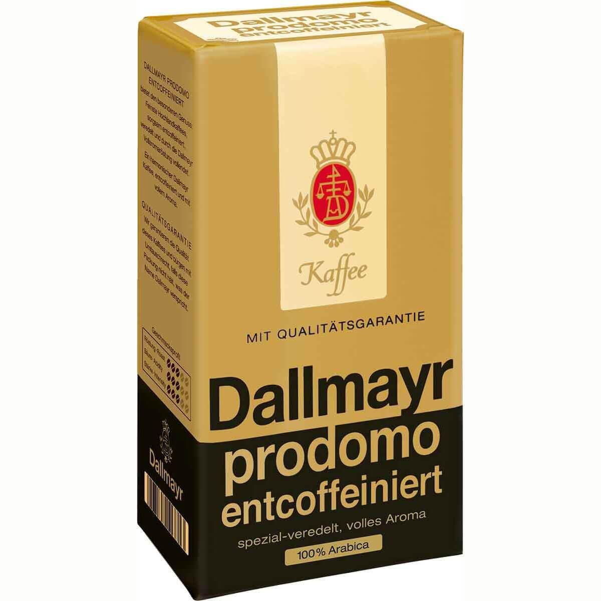 Кофе молотый Dallmayr Prodomo без кофеина 500 г (1231234)