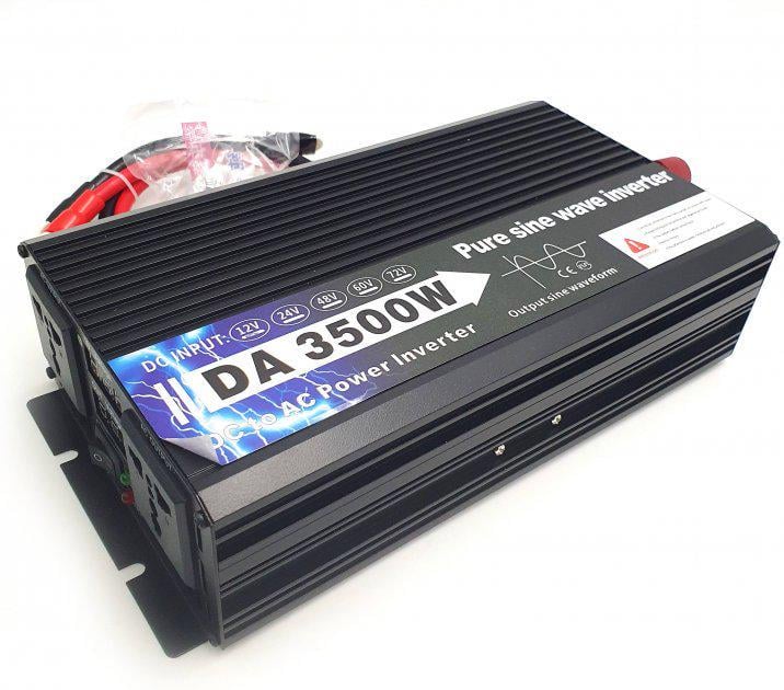 Инвертор для дома/бытовых приборов/машины с 12V на 220V чистая синусоида 3500W (20151137)