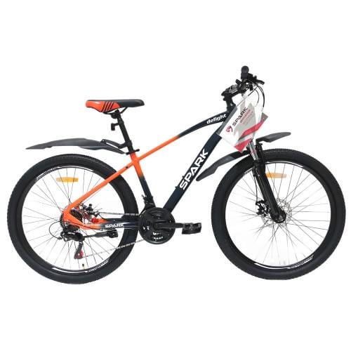 Велосипед Spark Delight колеса 26" алюмінієва рама 15" Синій з помаранчевим (000218772)