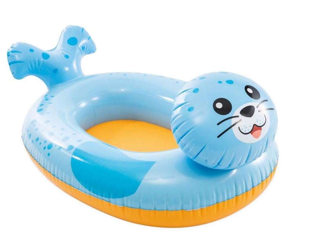 Надувная детская лодочка Intex 59380 Тюлень 107х76 см (AWN-00421)