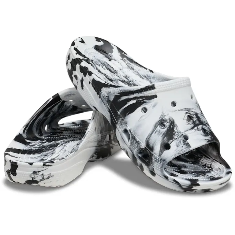 Шльопанці чоловічі Crocs Classic Marbled Icon Slide Black/White р. 42-43 Чорний (22713) Шльопанці чоловічі Crocs Classic Marbled Icon Slide Black/White р. 42-43 Чорний (22713)