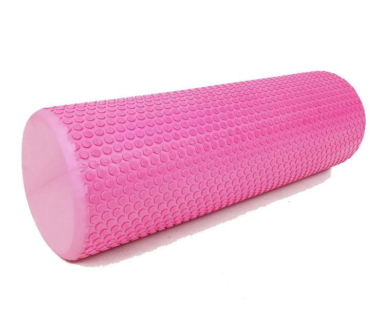 Масажний ролик EasyFit Foam Roller 45 см Рожевий (EF-2030-P) - фото 1