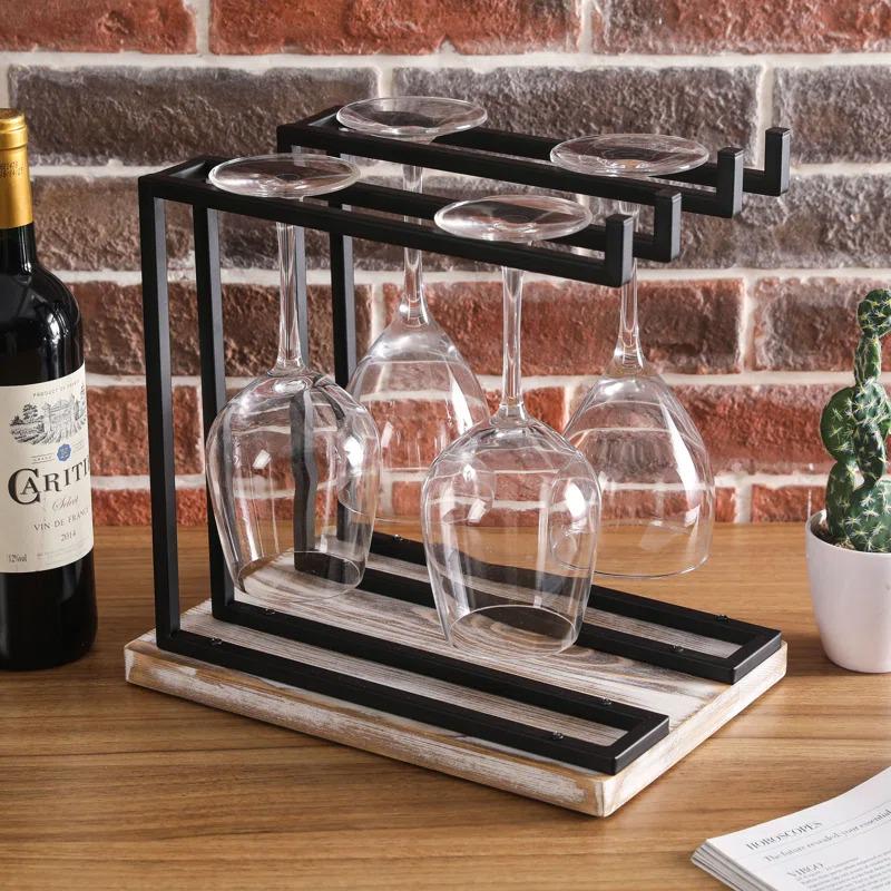 Держатель для бокалов в стиле лофт EcoLoft IN-2835 29х19х30 см (28673702) Держатель для бокалов в стиле лофт EcoLoft IN-2835 29х19х30 см (28673702)
