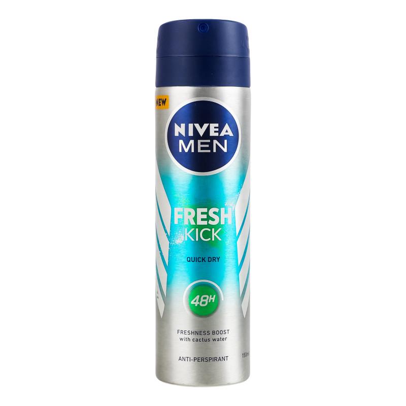 Антиперспірант Nivea спрей чоловічий Fresh Kick 150 мл (5900017078625)