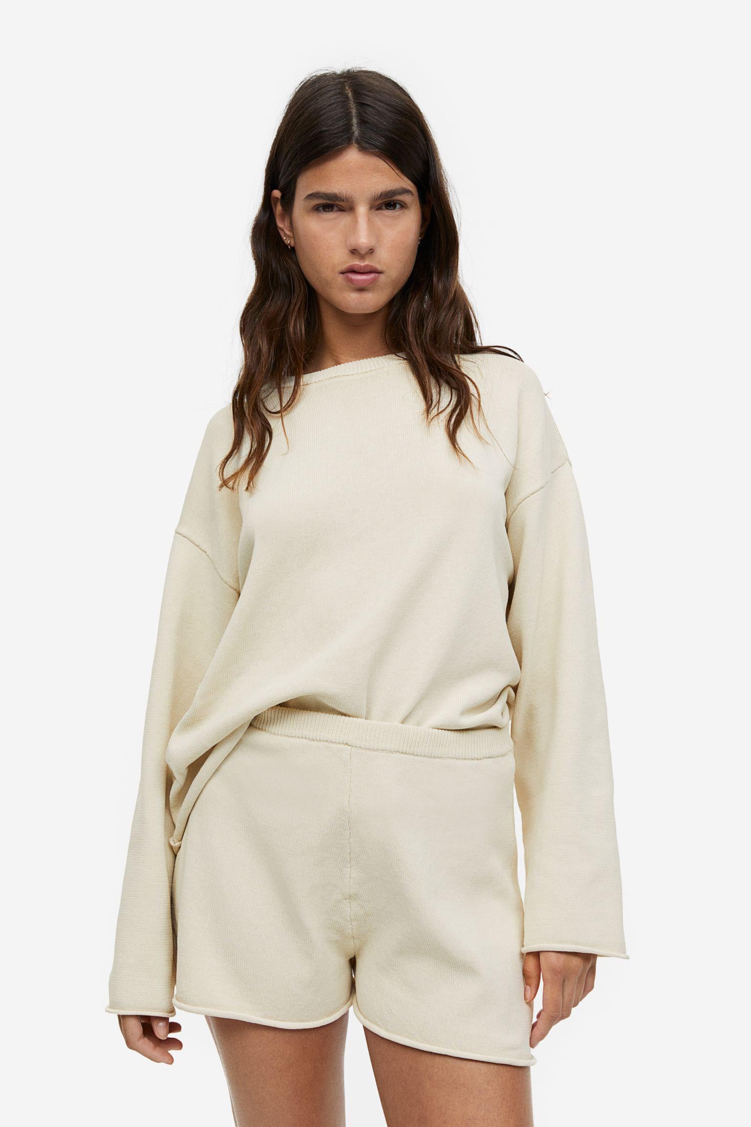 Шорти H&M M Світло-бежевий (A8091164493)