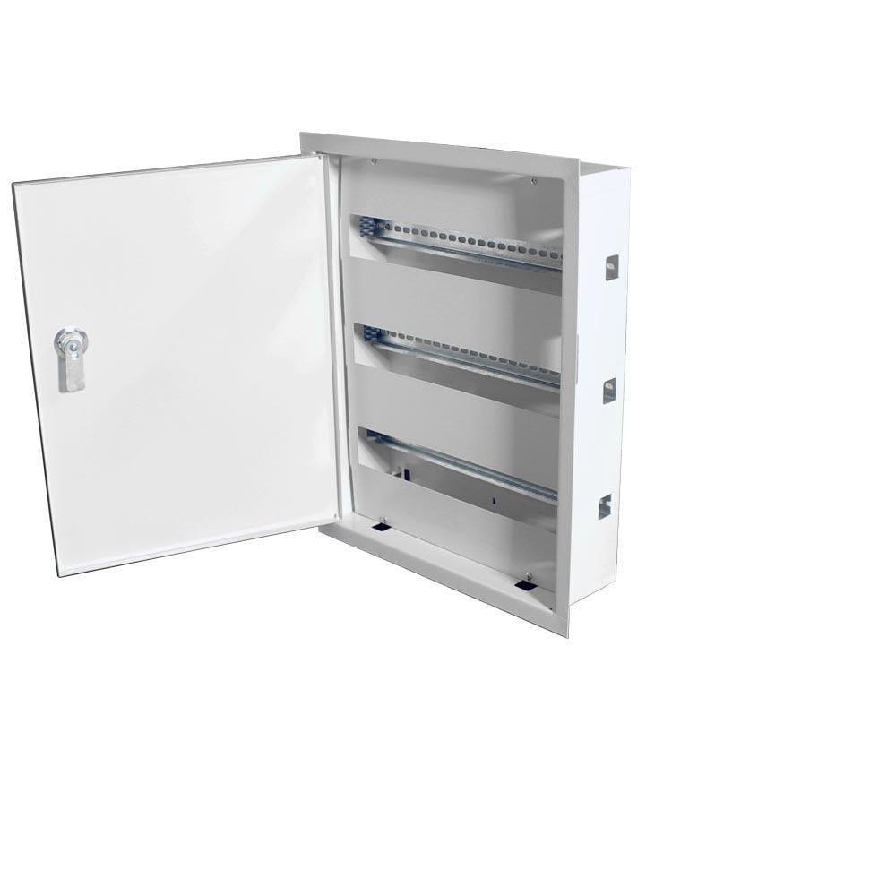 Щит розподільний E.NEXT STANDART 48 модулів IP31 вбудований металевий 460х370х100 мм (ЩО-48В ек.)