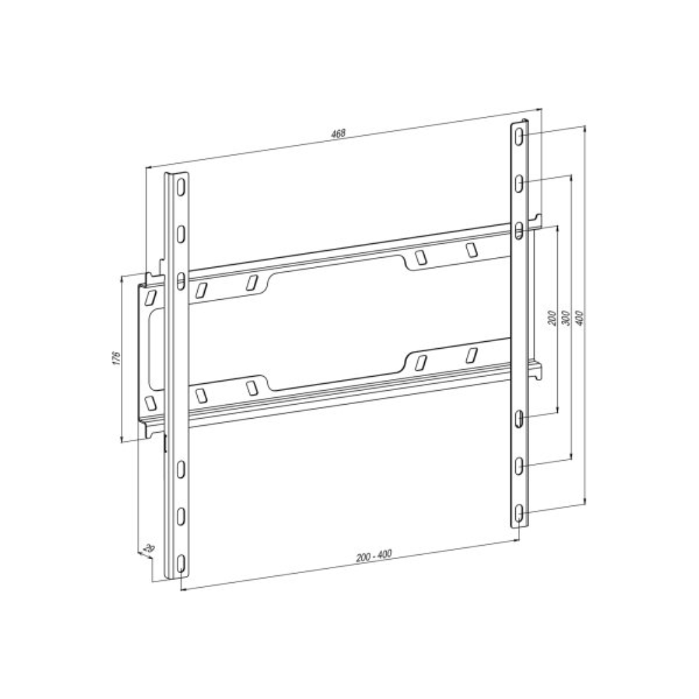 Кронштейн для телевизора Simpler 48EP Черный (10779144) - фото 3