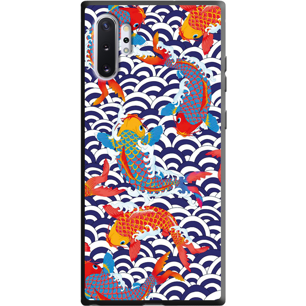 Чохол Boxface Samsung N975 Galaxy Note 10 Plus Koi Fish Чорний силікон (37686-up2477-38700)