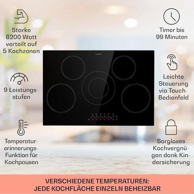 Плита электрическая KLARSTEIN Virtuosa 5 (10041116) - фото 2 Плита электрическая KLARSTEIN Virtuosa 5 (10041116) - фото 2