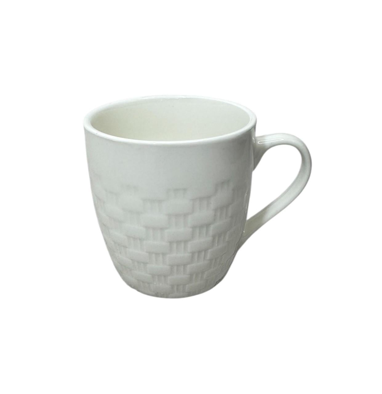 Кухоль керамічний Helios Brix 2614 220 мл White