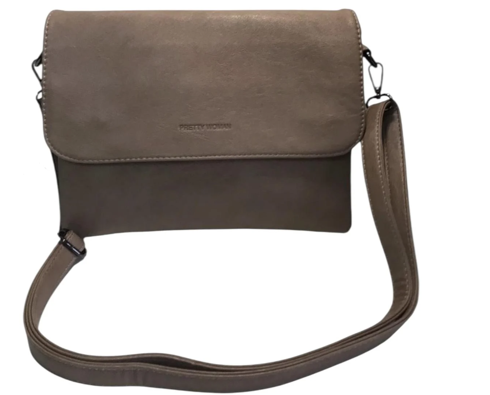 Сумка-клатч жіноча через плече Pretty Woman Коричневий (2880)