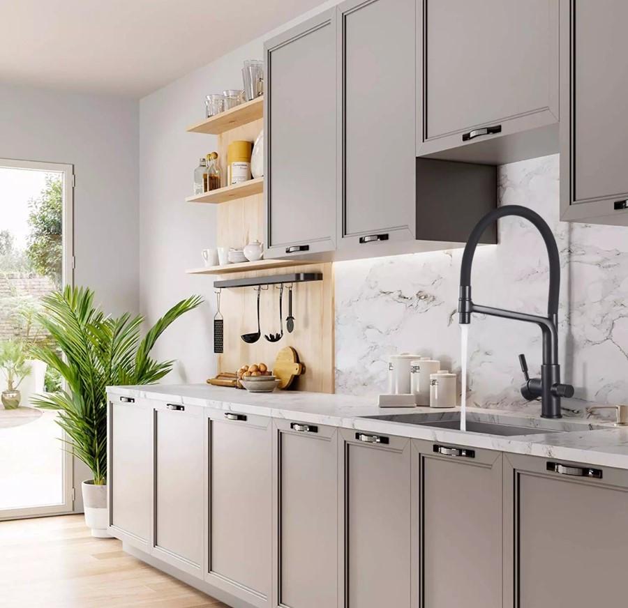 Змішувач для кухні Landberg Black із підключенням фільтрованої води (323LA) - фото 3