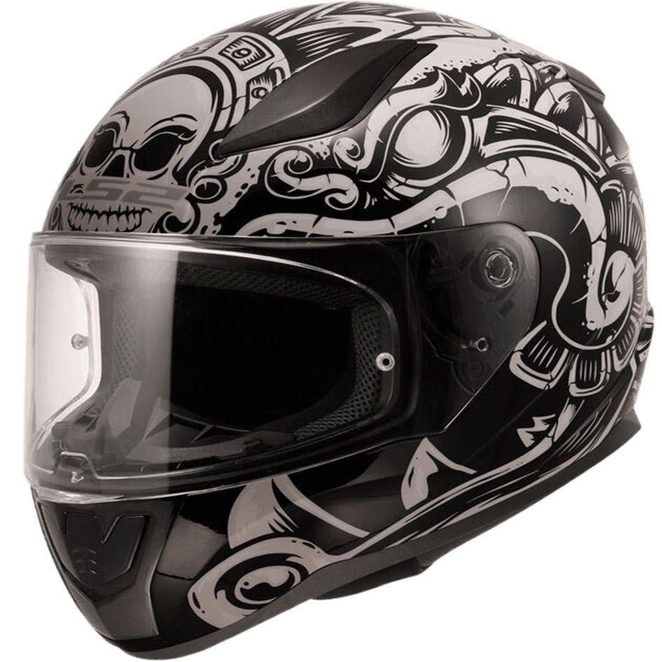 Мотошлем LS2 FF353 Rapid 2 Azteca L Matt Cool Gray/White (47751)