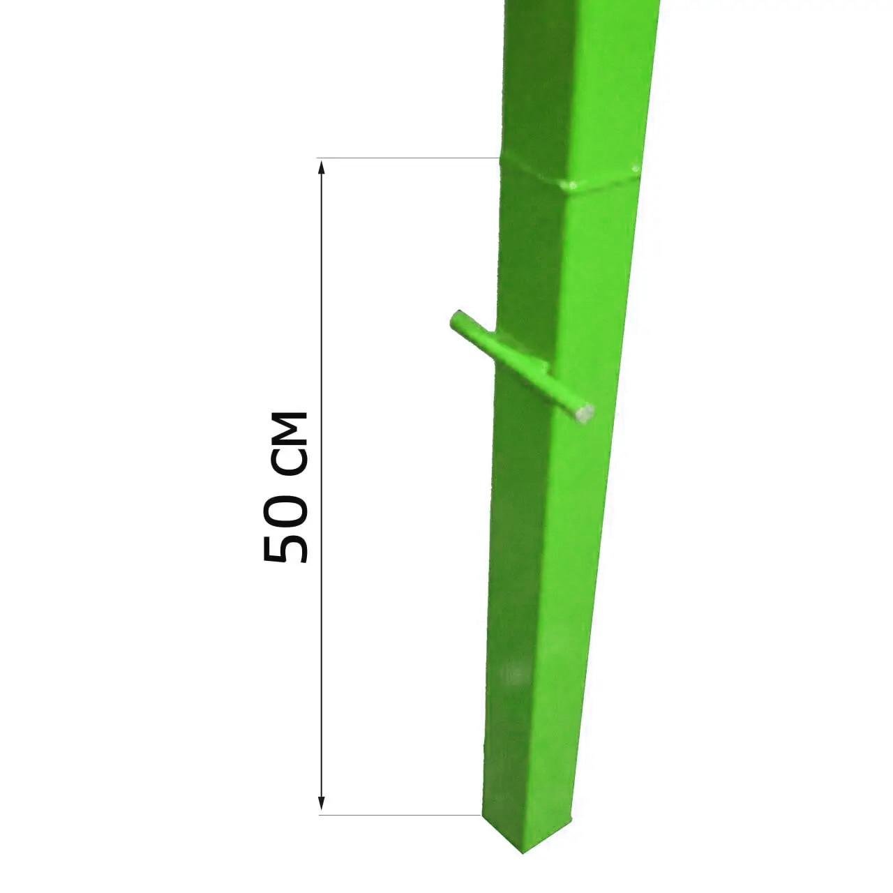 Качель детская SAB металлическая на опорах двухместная для улицы (0066) - фото 3