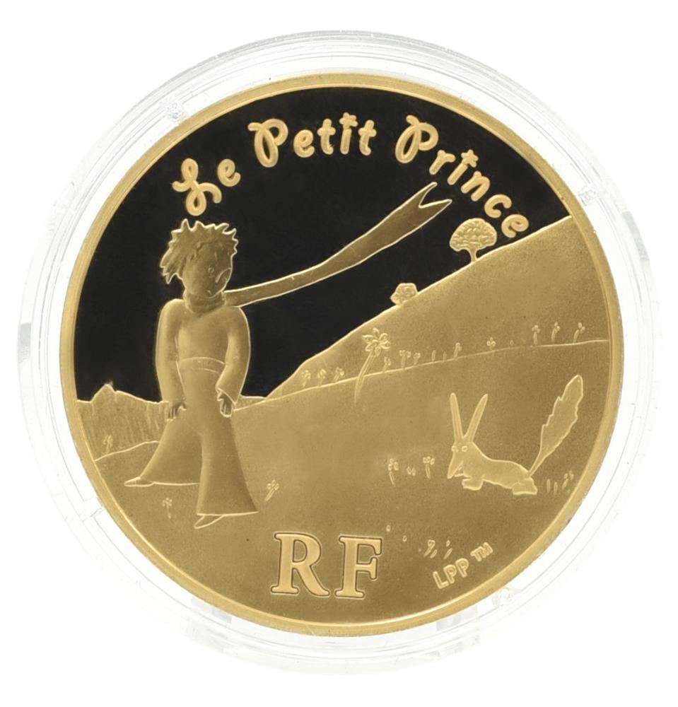 Монета Франция 20 евро 2007 Proof Маленький принц Au 920 17 г (М23511)
