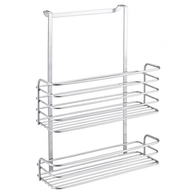 Подставка METALTEX Galileo подвесная 2 секции серое покрытие Polytherm 26х12х36 см Металлик (350612)