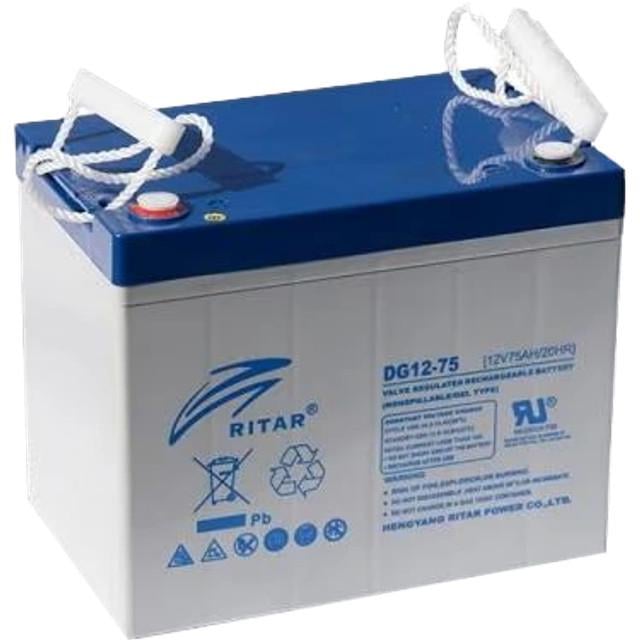 Батарея акумуляторна RITAR DG12-75 12V 75Ah