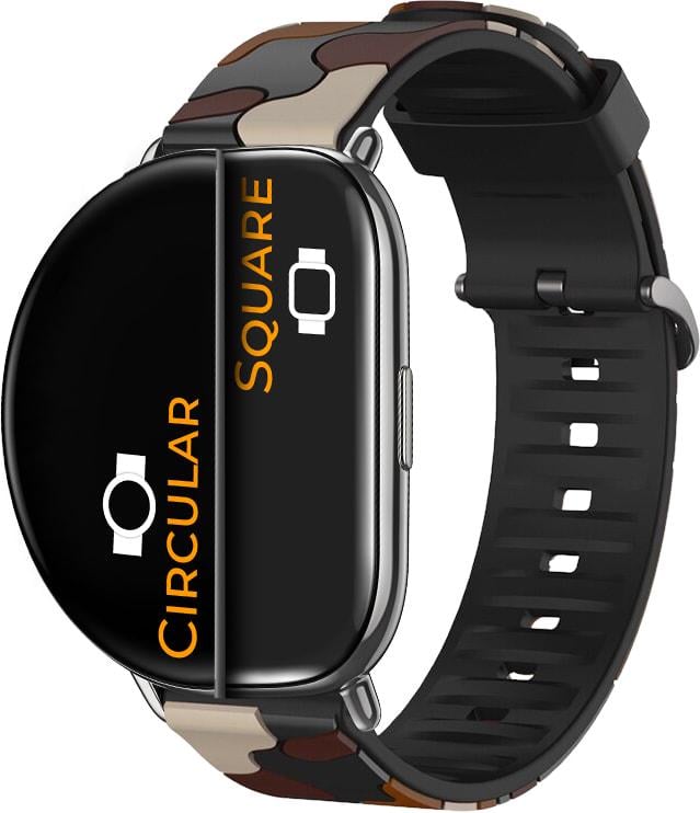 Ремінець Tactic Camouflage для ZEPP E Square/Circular Khaki (32928-17)