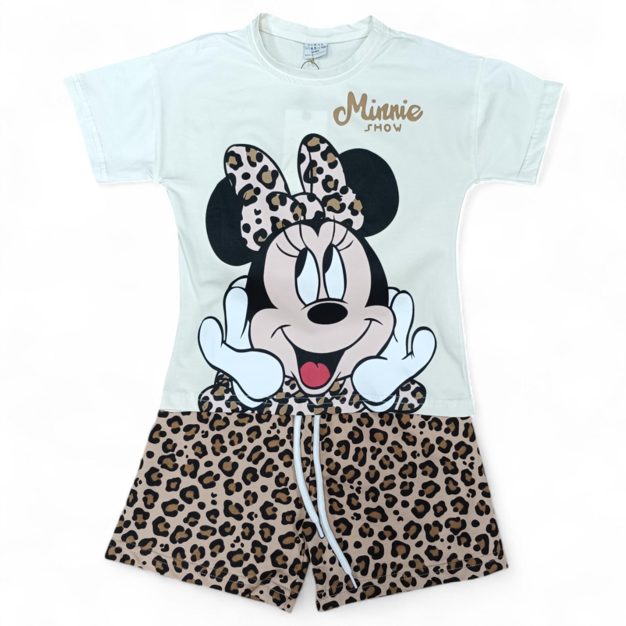 Костюм для девочки Joun Line Minnie Mouse шорты с футболкой 116 см Beige (S_787807Beige/116) Костюм для девочки Joun Line Minnie Mouse шорты с футболкой 116 см Beige (S_787807Beige/116)