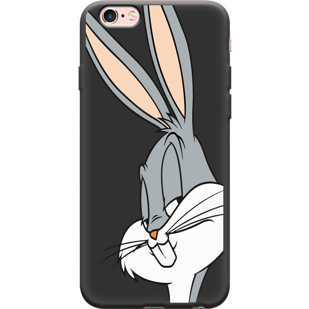 Чехол Boxface iPhone 6 Lucky Rabbit Черный силикон (24523-bk81-38148)
