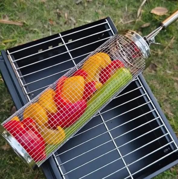 Решетка-гриль из нержавеющей стали GRIL для барбекю с щеткой для чистки (GRIL35) - фото 9 Решетка-гриль из нержавеющей стали GRIL для барбекю с щеткой для чистки (GRIL35) - фото 9