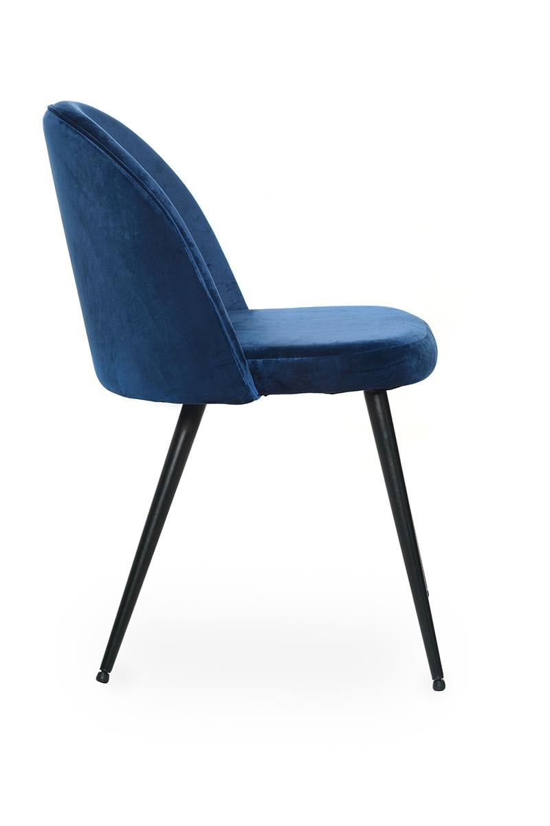 Стул обеденный Ветро M-12 785х475х535 мм Черный/Сапфир Стул обеденный Ветро M-12 785х475х535 мм Черный/Сапфир