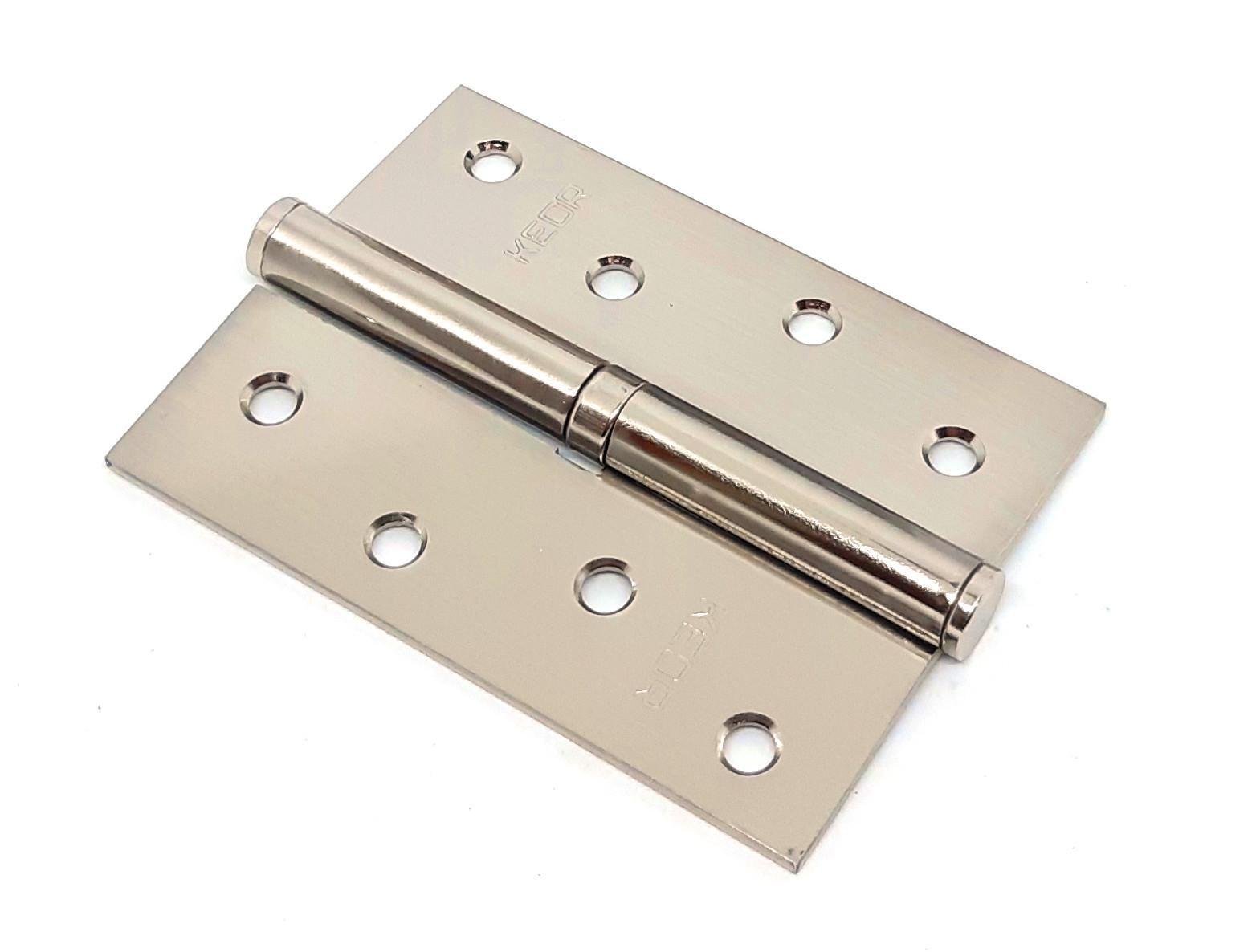 Петля съемная Kedr 100х75х2,5 см левая стальная Никель матовый