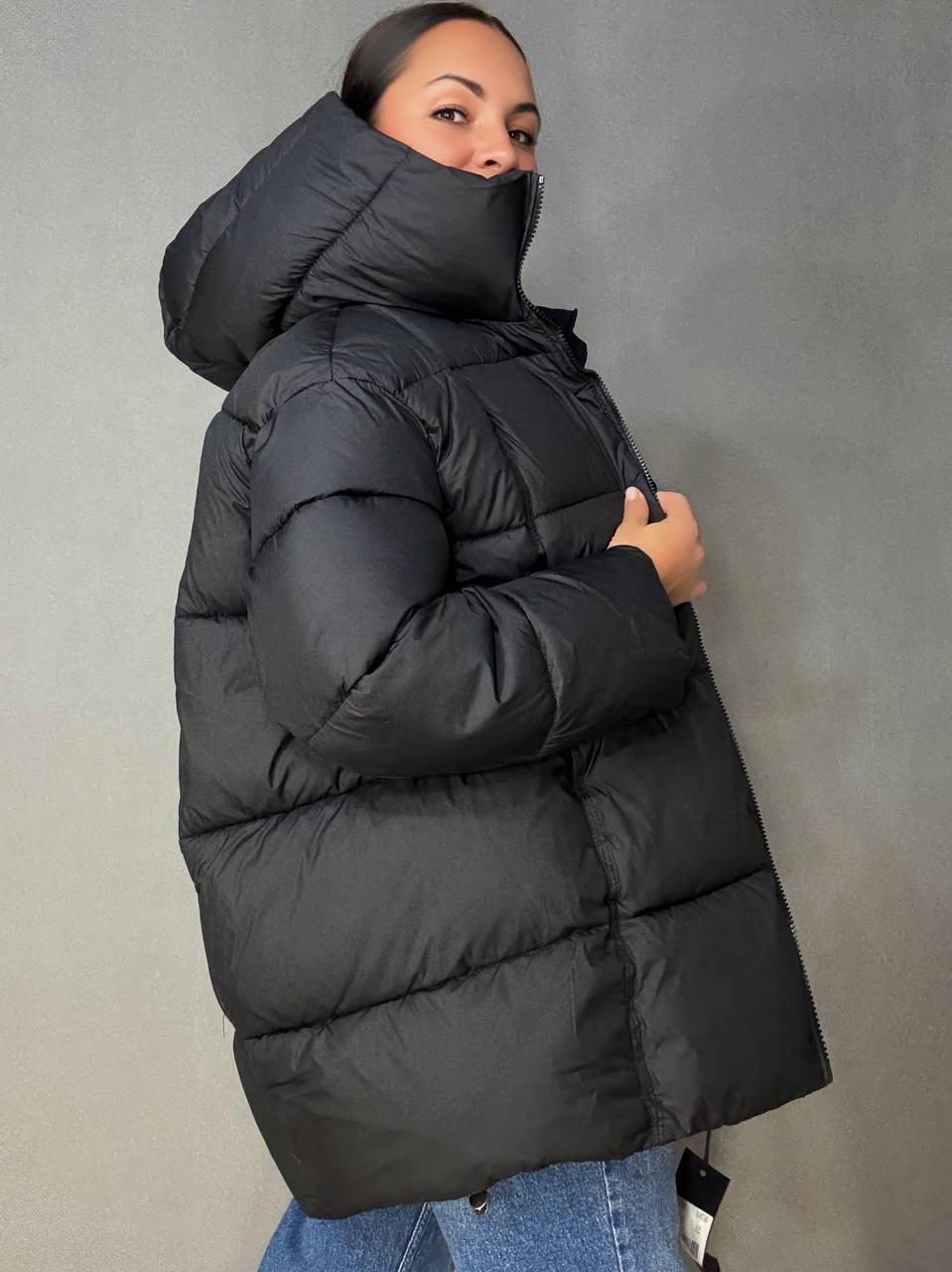 Куртка жіноча LADY YEP 10036 парка пуфер оверсайз з капюшоном р. 42 Чорний (5575) - фото 2 Куртка жіноча LADY YEP 10036 парка пуфер оверсайз з капюшоном р. 42 Чорний (5575) - фото 2