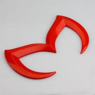Эмблема Mazda металл Красный глянцевый 12х7,3 см (1152636127)