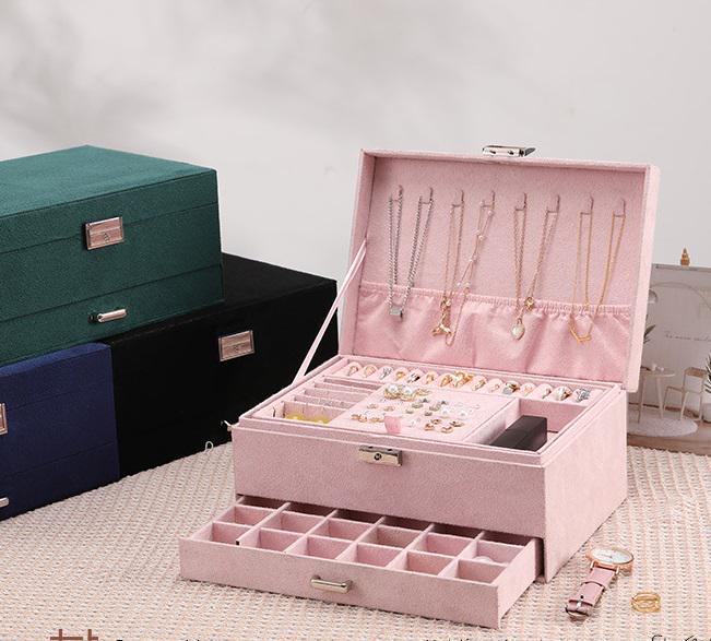 Органайзер для біжутерії та прикрас 15021 11,5х17х24,5 см Рожевий (5002599) - фото 2 Органайзер для біжутерії та прикрас 15021 11,5х17х24,5 см Рожевий (5002599) - фото 2
