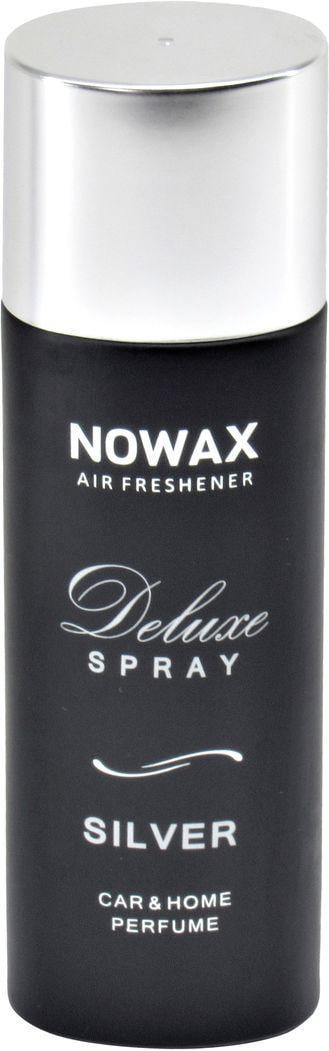 Ароматизатор для авто Nowax Deluxe Spray Silver на зеркало спрей 50 мл (0305094)