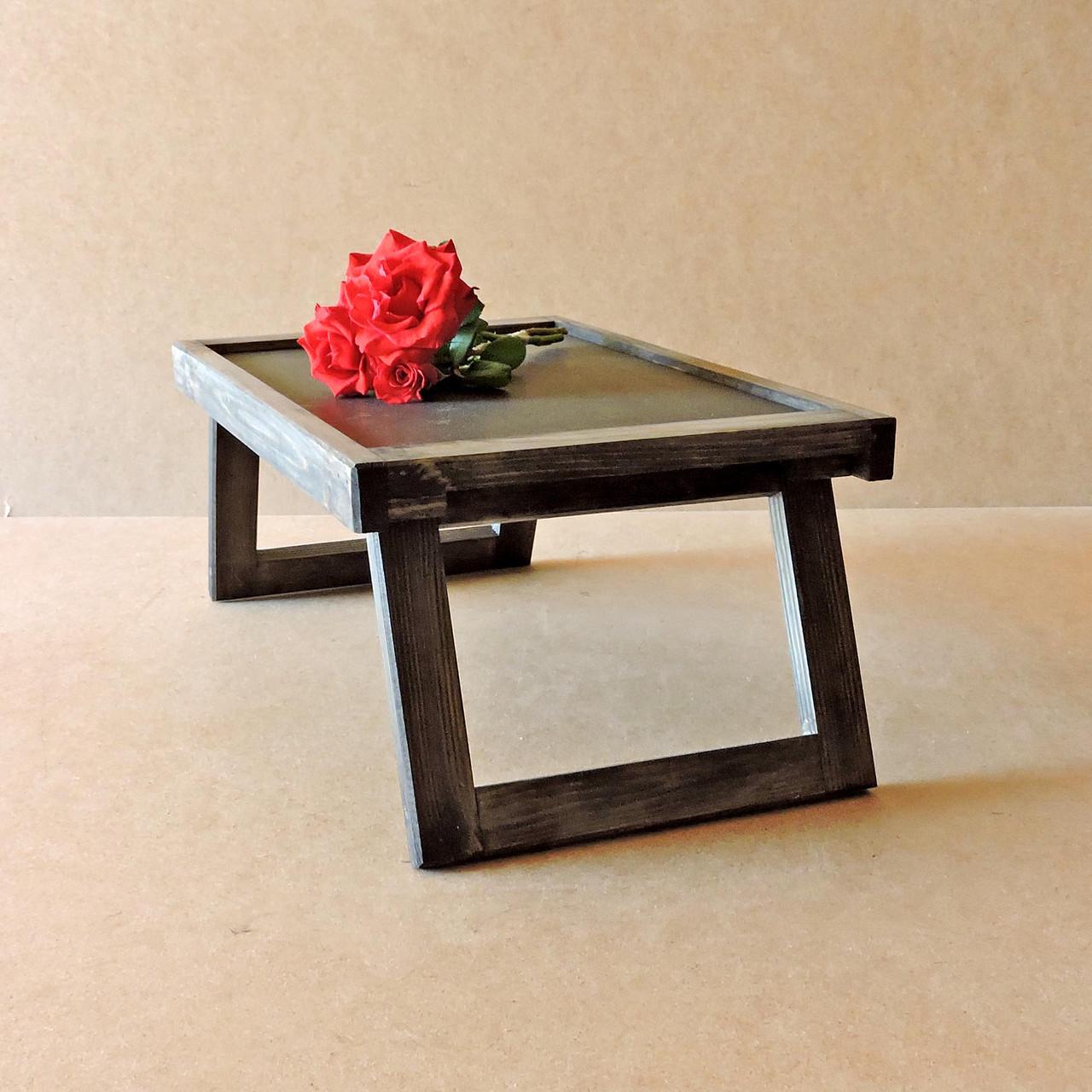 Столик-піднос для сніданку з дерева Невада Моріон (СТП-001411) - фото 3 Столик-піднос для сніданку з дерева Невада Моріон (СТП-001411) - фото 3