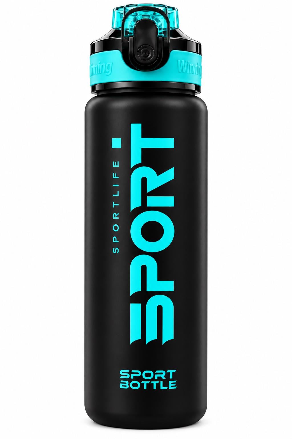 Бутылка Sport Bottle 1000 мл Черный с бирюзовым (38187088) Бутылка Sport Bottle 1000 мл Черный с бирюзовым (38187088)