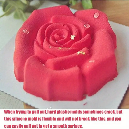 Силиконовая форма для выпечки и желе в форме розы Красный (ULC-121) - фото 6 Силиконовая форма для выпечки и желе в форме розы Красный (ULC-121) - фото 6