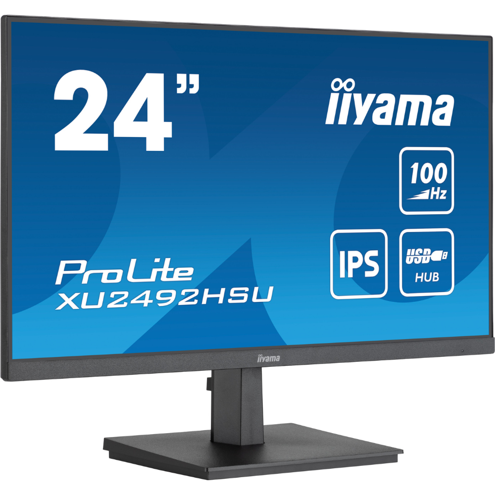 Монітор IPS Iiyama XU2492HSU-B6 безрамковий екран 23,8" Чорний (9b79baf7)