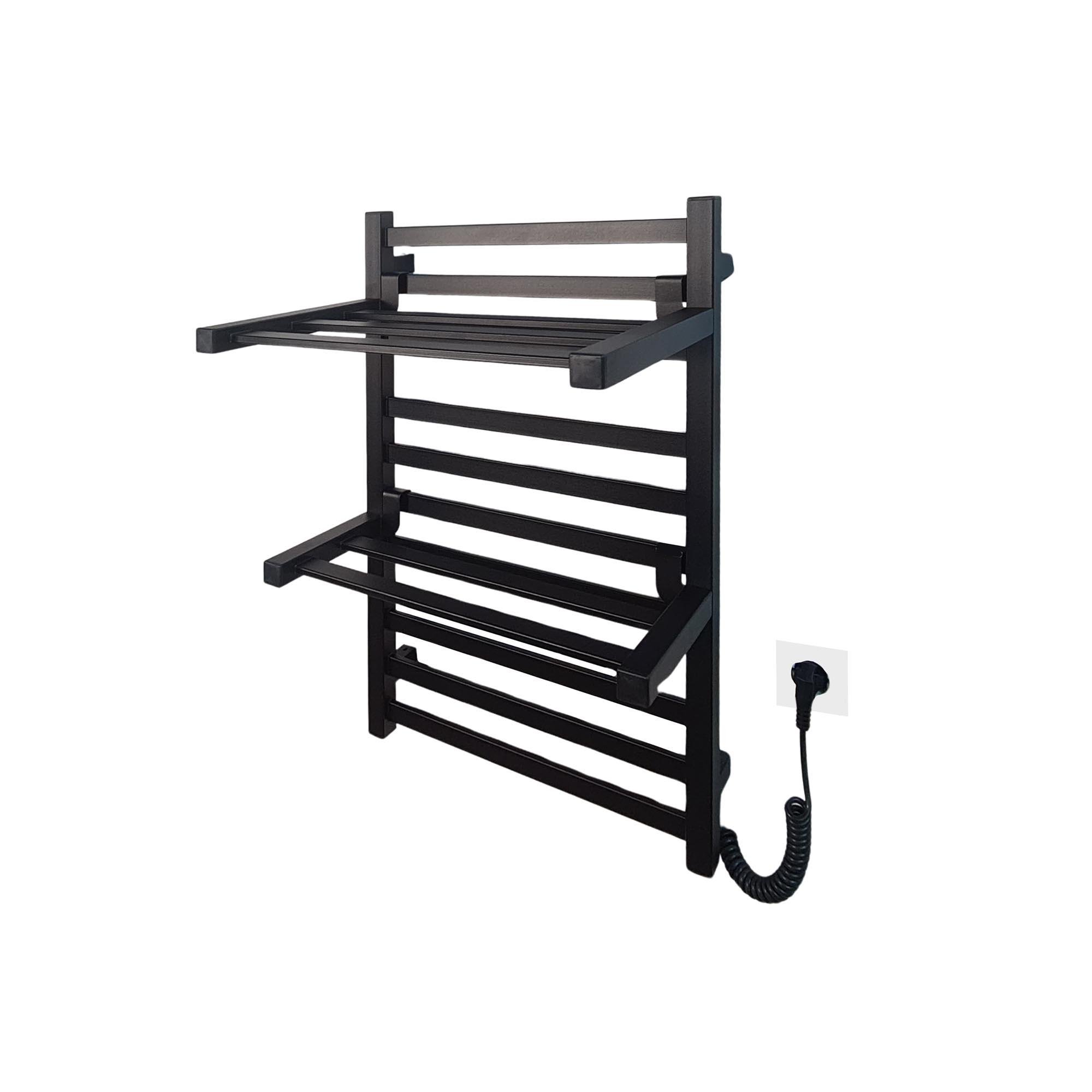 Полочка для полотенцесушителя Carino RICARDO Черный мат (28766327) - фото 3 Полочка для полотенцесушителя Carino RICARDO Черный мат (28766327) - фото 3