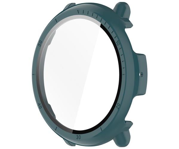 Чехол с защитным стеклом Protective Cover with Glass для Amazfit Active 2 Темно-зеленый