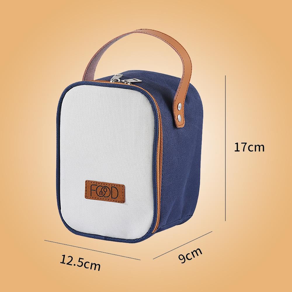 Термос харчовий ланч-бокс для їжі/обіду/супу 680 мл Бежевий (22661475) - фото 8