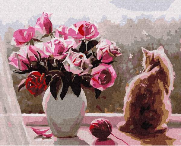 Картина по номерам Идейка Города Люди Уютный вечер дома 40х50 см в термопакете (KHO4232)