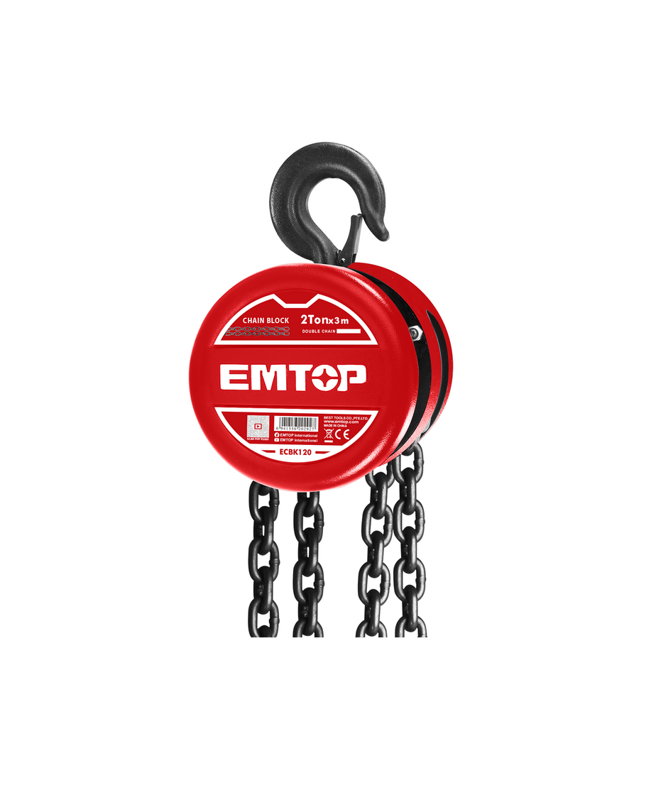 Таль ручная цепная EMTOP ECBK120 Таль ручная цепная EMTOP ECBK120
