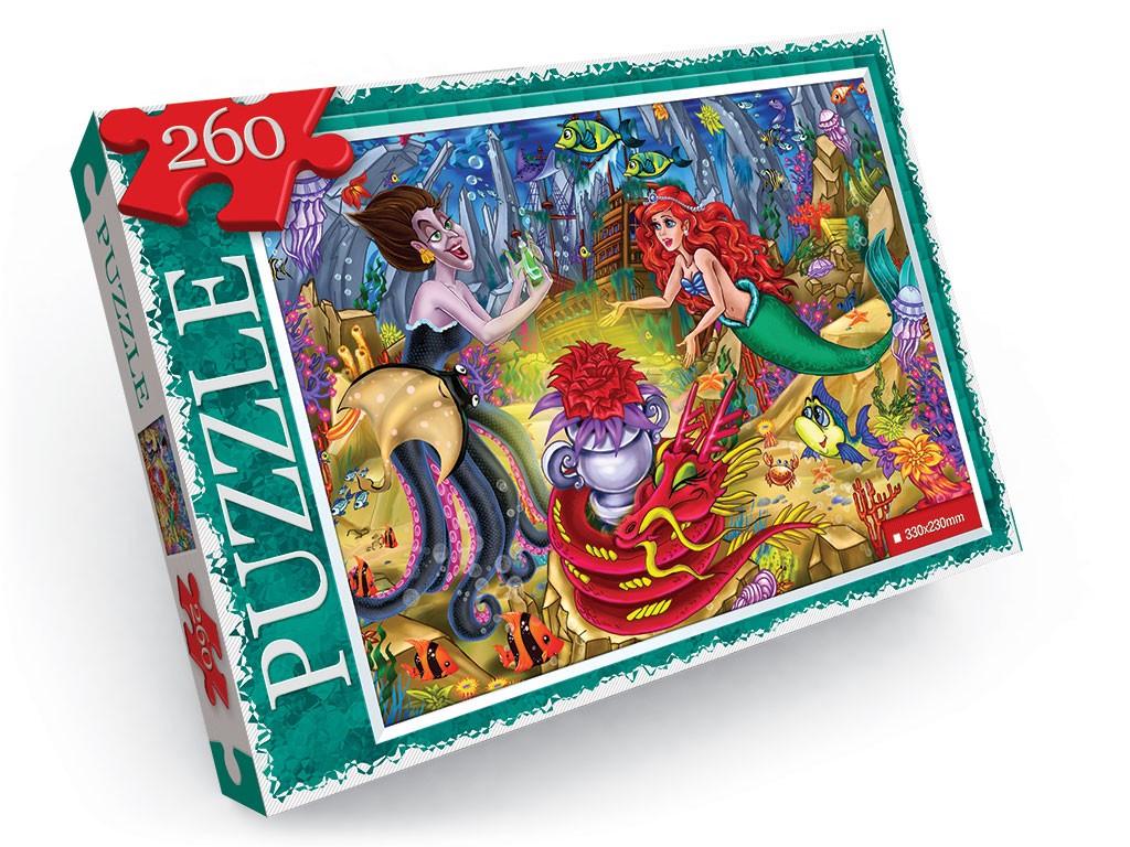 Пазлы детские Русалочка 330х230 мм 260 эл. Пазлы детские Русалочка 330х230 мм 260 эл.