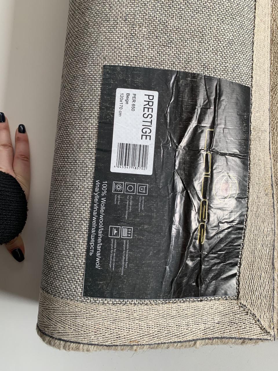 Килим вовняний прямокутної форми 120х170 см Бежевий (2641389796) - фото 3 Килим вовняний прямокутної форми 120х170 см Бежевий (2641389796) - фото 3