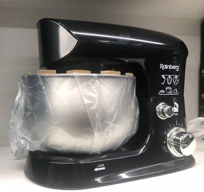 Тістоміс планетарний Rainberg RB-8083 з насадками Чорний (9521482)