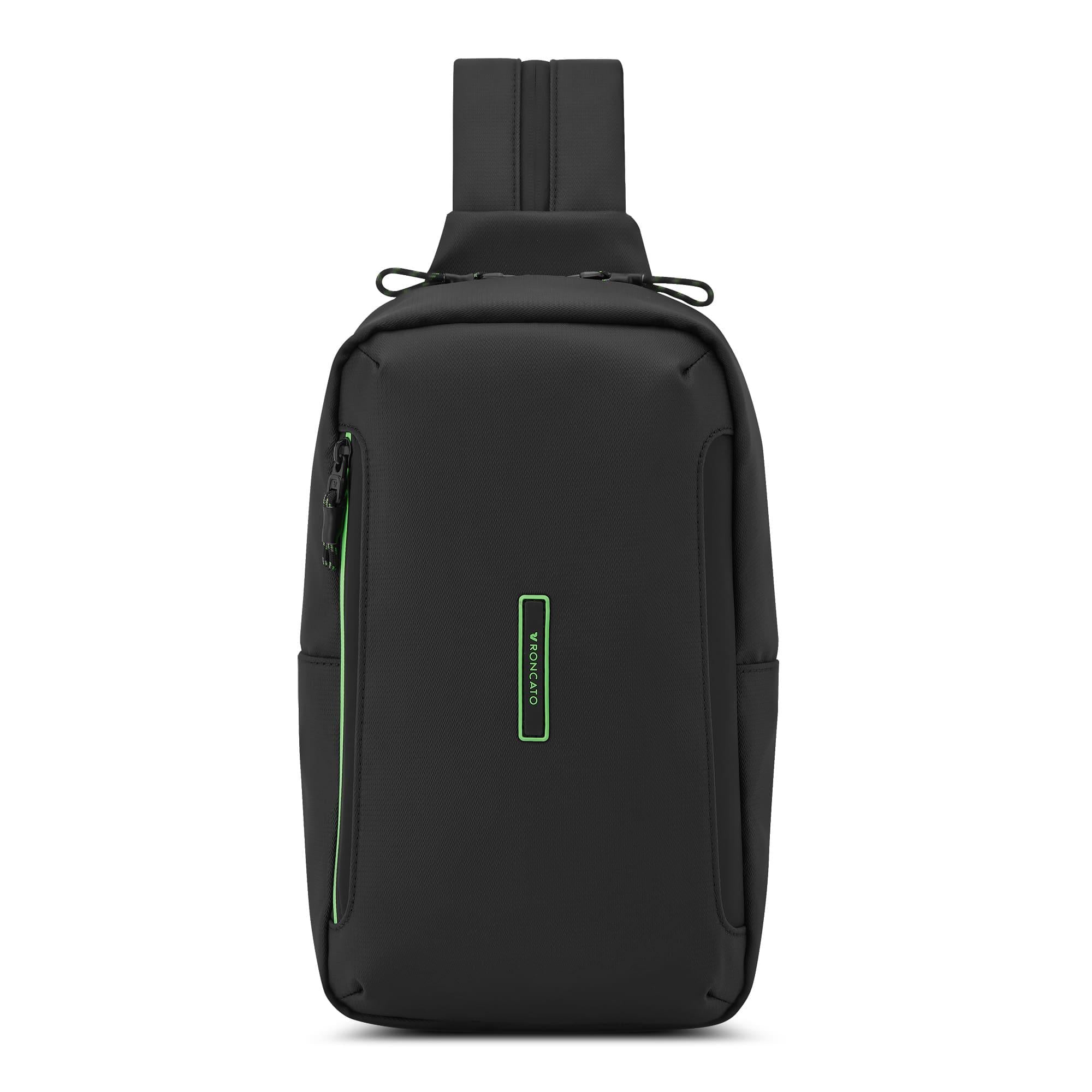 Сумка-слінг Roncato Norway 414207/01 31х20х5,5 см 3,4 л Чорний (33554088)