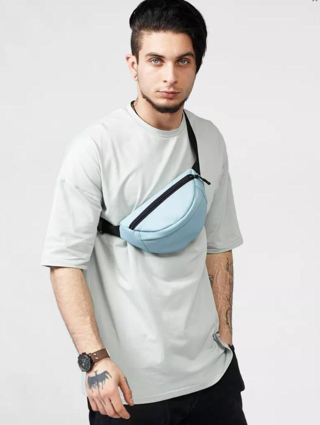 Поясная сумка мужская Sambag Urban SKHm Голубой (85151010m)