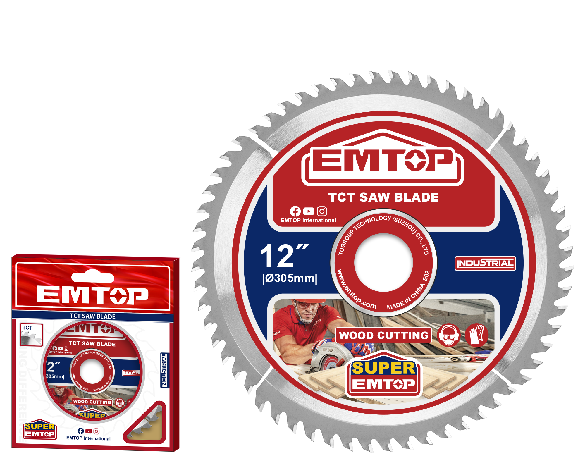 Пильний диск EMTOP ETCT1305601 TCT по дереву