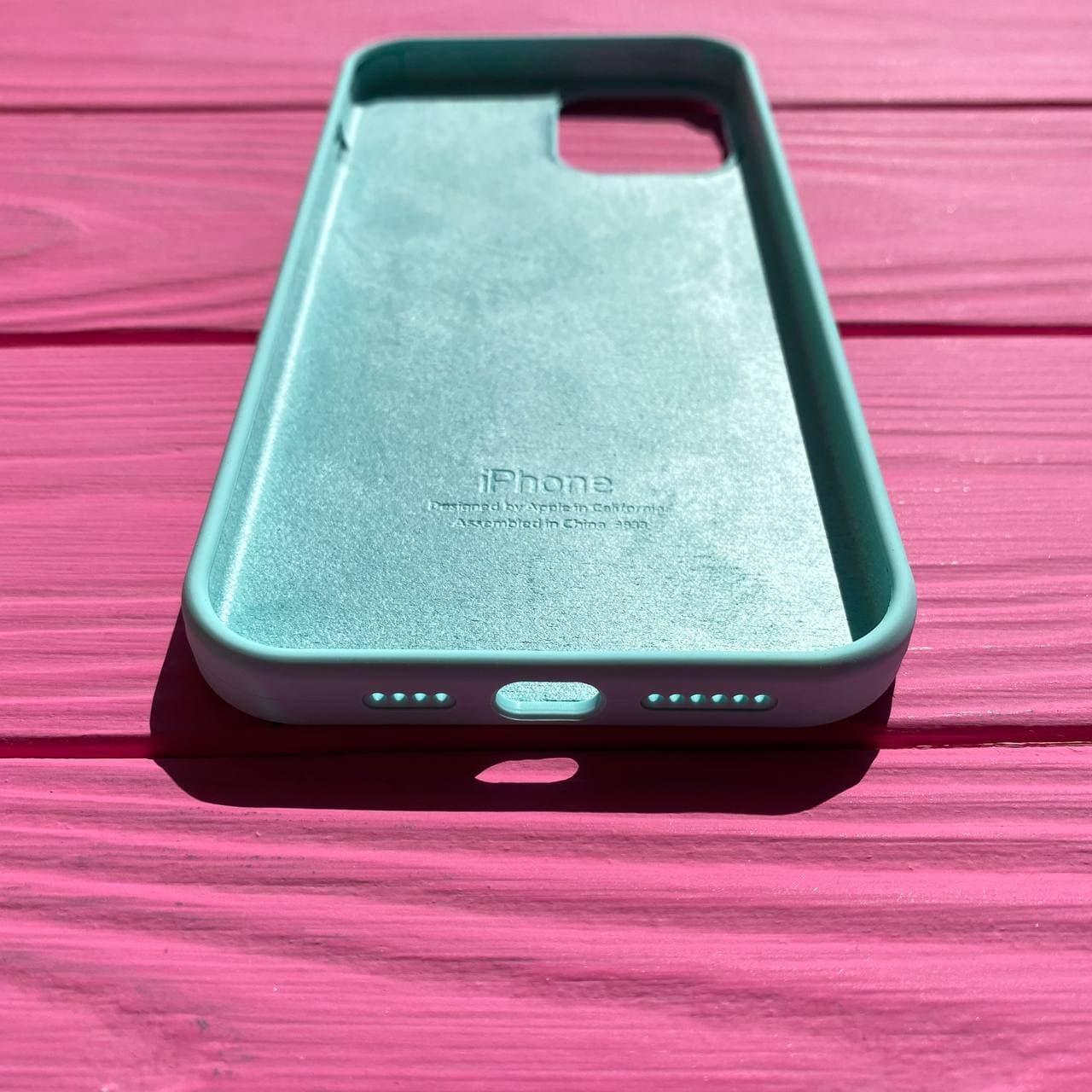 Чехол Silicone Case для Apple iPhone 12 Mini Turquoise - фото 3