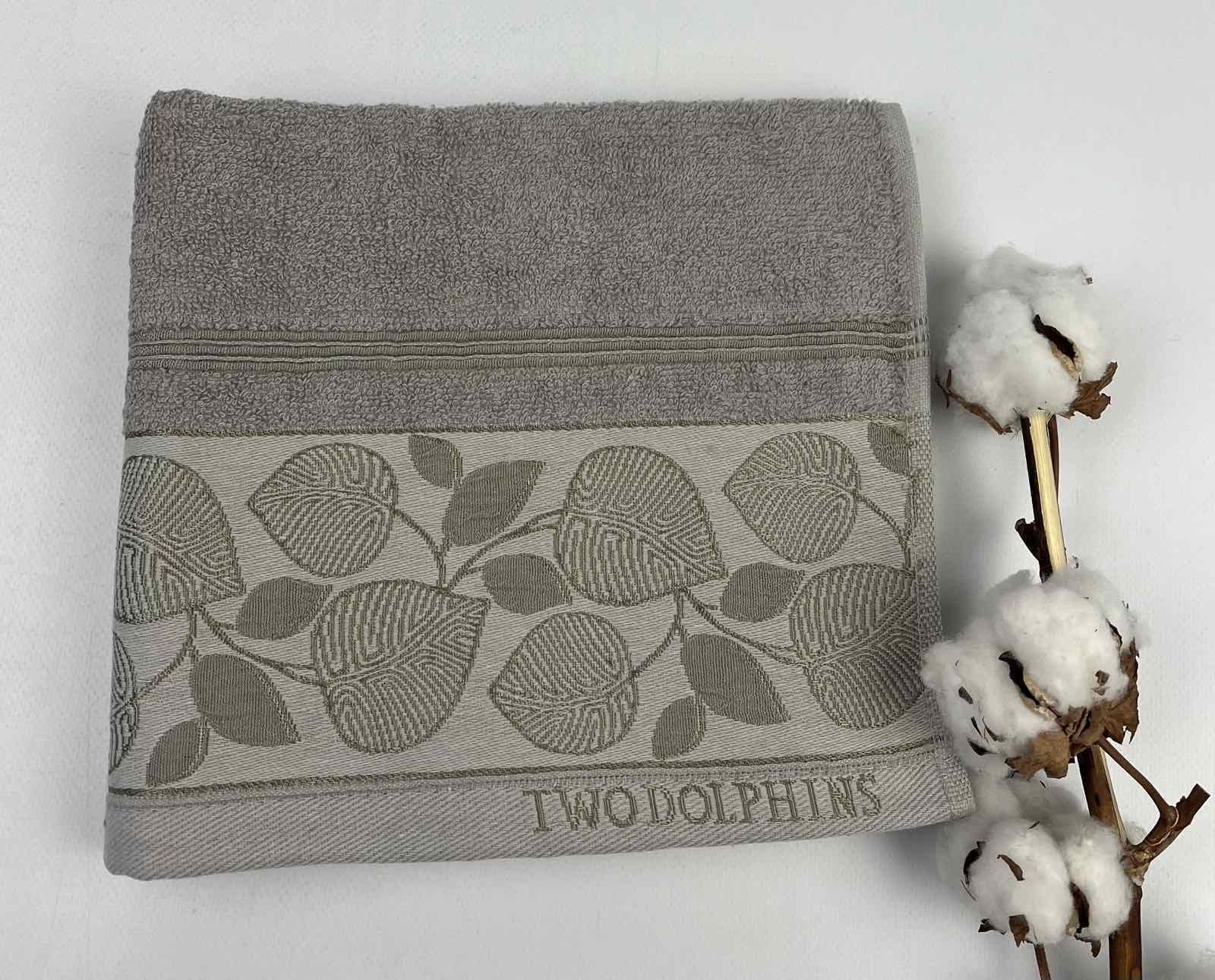 Полотенце Two Dolphins Vip Cotton Penza A150 50x90 см Темно-серый (CN31038)